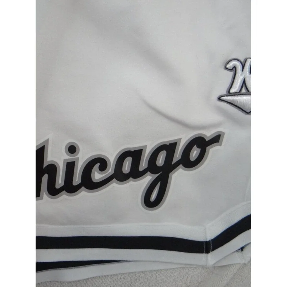 Pro‎ Standard Chicago White Sox Men XL White Black Mesh Athletic Shorts MLB